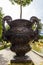 Large ornate garden urn