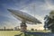 A large outdoor scientific radio telescope