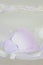 Large paint brush strokes - white, pink, lilac