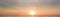 Large panorama of Beautiful minimal sunset