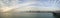 Large panorama Brighton England in Winter