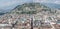 Large panorama of Quito with the Panecillo, Ecuador