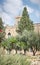 Large panoramic view on Beit Jimal - Catholic monastery near Beit Shemesh