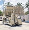 Large panoramic view of Iron Dome Air Defence Missile System presented at Hatzerim Israel Airforce Museum