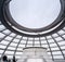 Large panoramic view of the upper part of Reichstag dome. Berlin, Germany