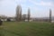 large park and the MINCIO river in Italy in winter near the ital