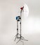 Large photo studio with lighting equipment