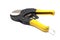 Large pliers for pipes with yellow handles