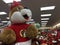 Large Plush Buc-ee Beaver Doll in Buc-ee`s Convenience Store