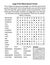 Large print general knowledge word search puzzle