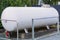 Large propane storage tank