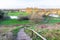 A large public park on the River Severn in England