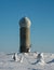 Large radar and communications installation high in the arctic mountains