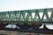 Large railway bridge for railway vehicles