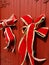 Large Red Christmas Ribbons