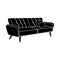 Large retro sofa with cushion simple silhouette icon. Furniture and interior decoration and design