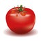 Large ripe red tomato fruit