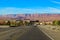 Large Road Leading to Lake Powell (Glenn Canyon) Dam near Page in Arizona, USA