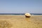 Large rock on beach