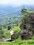 Large Rock, Hilly Road and Greenery All Around - Green Planet - Natural Kerala Landscape