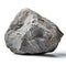 Large rock stone isolated on a white background