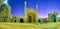 The large sahn of Shah Mosque, Isfahan, Iran