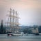 Large sailing ship in the bay