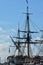 The large sailing ship East Indiaman