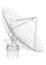 Large satellite dish Architect blueprint - isolated