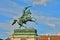 The large-scale bronze equestrian statue of Archduke Karl Erzherzog Karl by Anton Dominik Fernkorn, Vienna, Austria Ã–sterreich