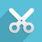 Large Scissors great for any use, Vector EPS10.