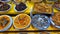 Large Selection of Nasi Padang Food at a West Sumatran Indonesian Restaurant