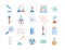 Large set of Chemistry lab and diagrammatic icons