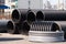 large sewer pipes plastic tubestreet system black