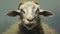 Large Sheep Portrait: Realistic Painting By Joshua Hoffine