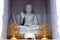 A Large Sitting Buddhist Monk Statue