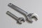 Large and small adjustable wrenches