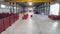 Large, spacious and light assembly shop. Manufacture of trailed and mounted agricultural equipment