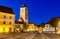 Large Square and Council Tower in Sibiu, Romania