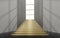 Large steps in the luxury palace, 3d rendering