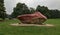 Large stone in the Global Stone Project, Tiergarten park, Berlin