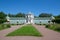 Large stone Greenhouse in the Kuskovo Estate Museum, Moscow, Russia