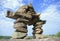 Large stone Inukshuk