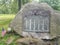 Large stone with plaque honoring veterans of Scranton Pennsylvania