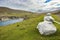 Large stones along the coast at Achill, Co Mayo