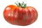 Large Striped Boar heirloom tomato,  isolated