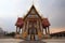 Large temple architecture at wat Sakae in Korat