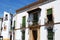 Large traditional Spanish house in the old town, Ronda, Spain.