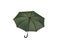 Large umbrella for rain and sun. Olive color umbrella isolate on a white back