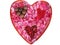 Large Valentine Heart of Pink Rose Petals